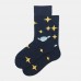 Socks Male Stockings Female Trend Starry Sky Tube Cotton Street Socks