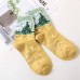 Women Cotton Oil Painting Landscape Art Graffiti Personality Fashion Tube Socks